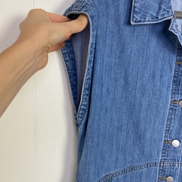 Universal Thread | Dresses | Womens Denim Flouncy Dress Sz Small - Picture 5 of 8